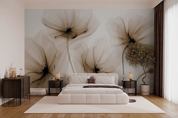 Delicate fioriture si intrecciano con eleganza Delicate fioriture si intrecciano con eleganza
