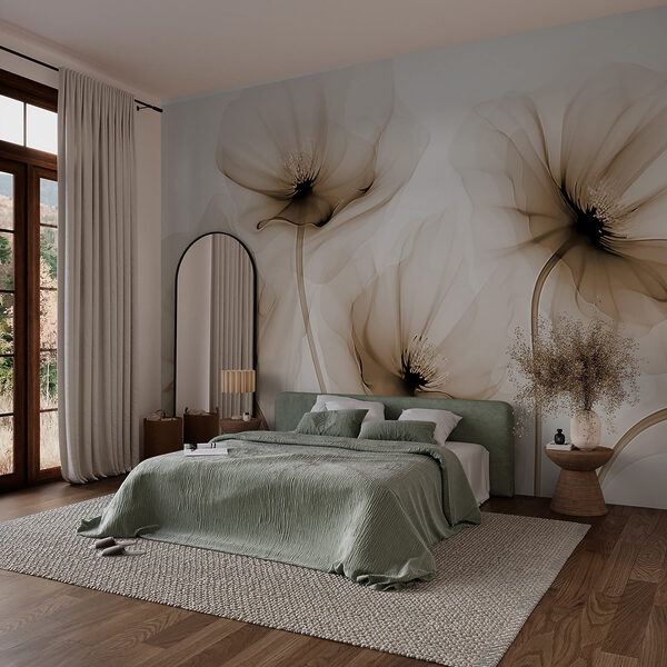 Delicate fioriture si intrecciano con eleganza Delicate fioriture si intrecciano con eleganza