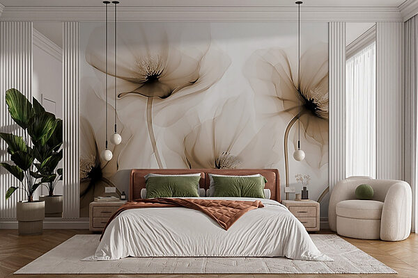 Delicate fioriture si intrecciano con eleganza Delicate fioriture si intrecciano con eleganza