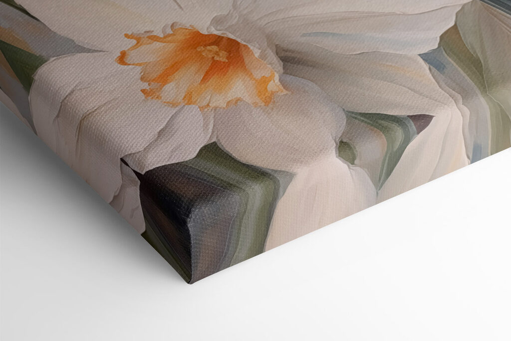 Painting of white flowers
