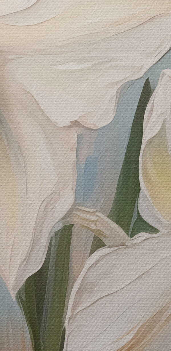 Painting of white flowers