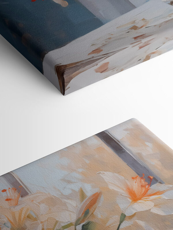 Vase of flowers on a table