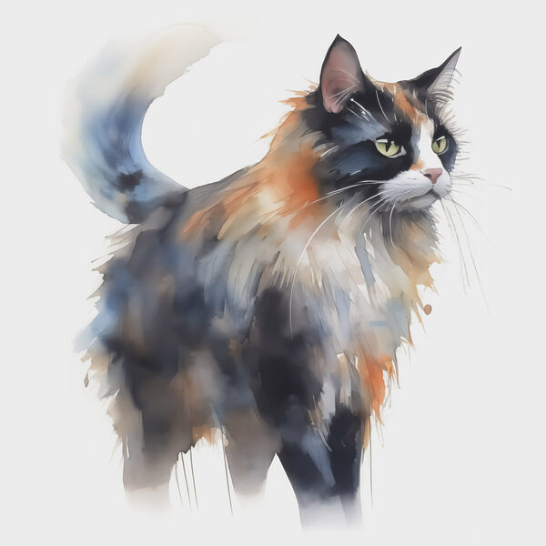 Cat with long whiskers Cat with long whiskers