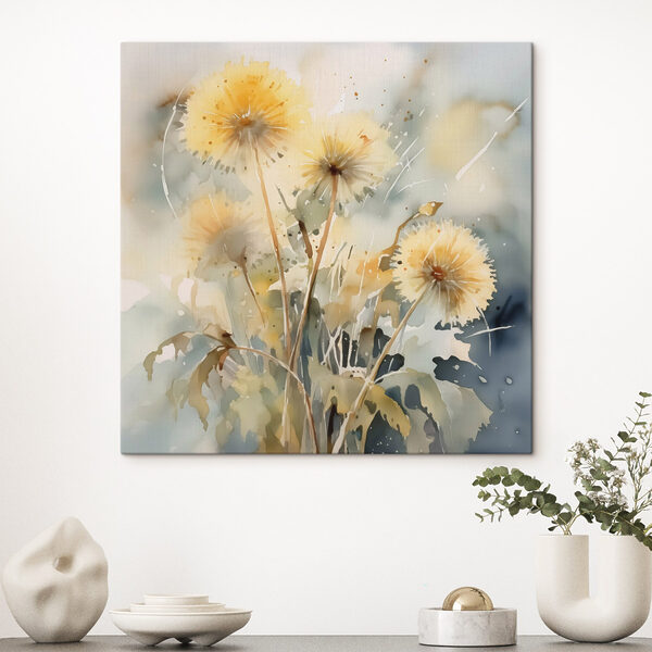 Watercolor of flowers