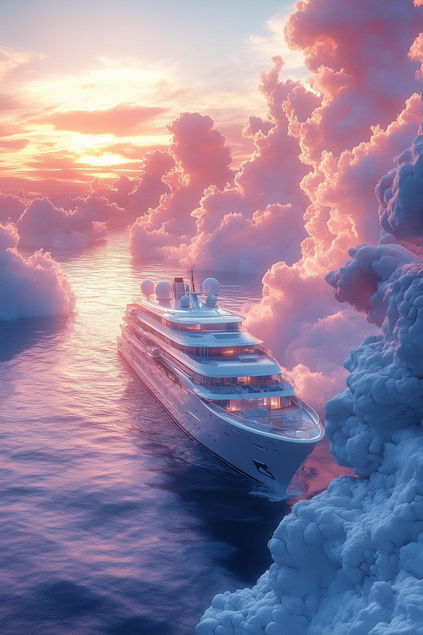 Ship in the water