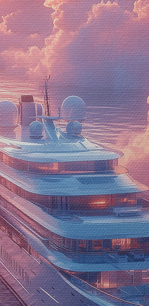 Ship in the water