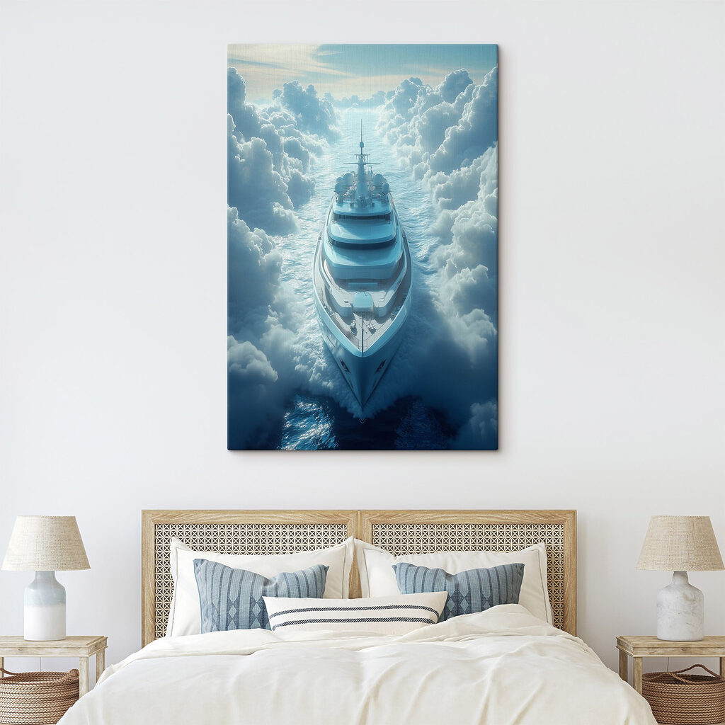 Ship in the clouds