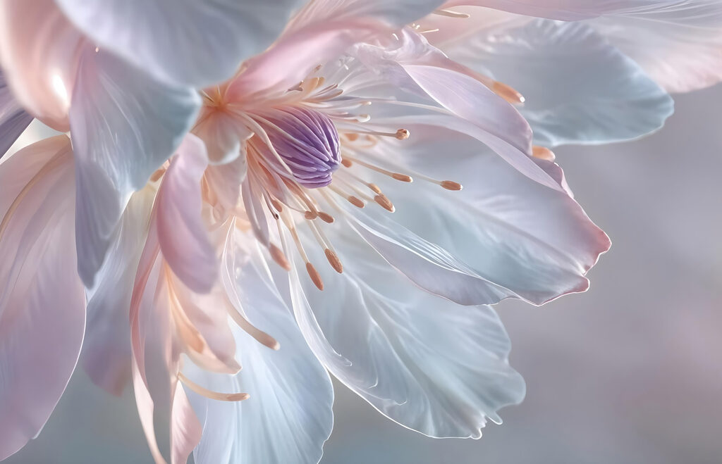 Delicati petali dai colori tenui Delicati petali dai colori tenui