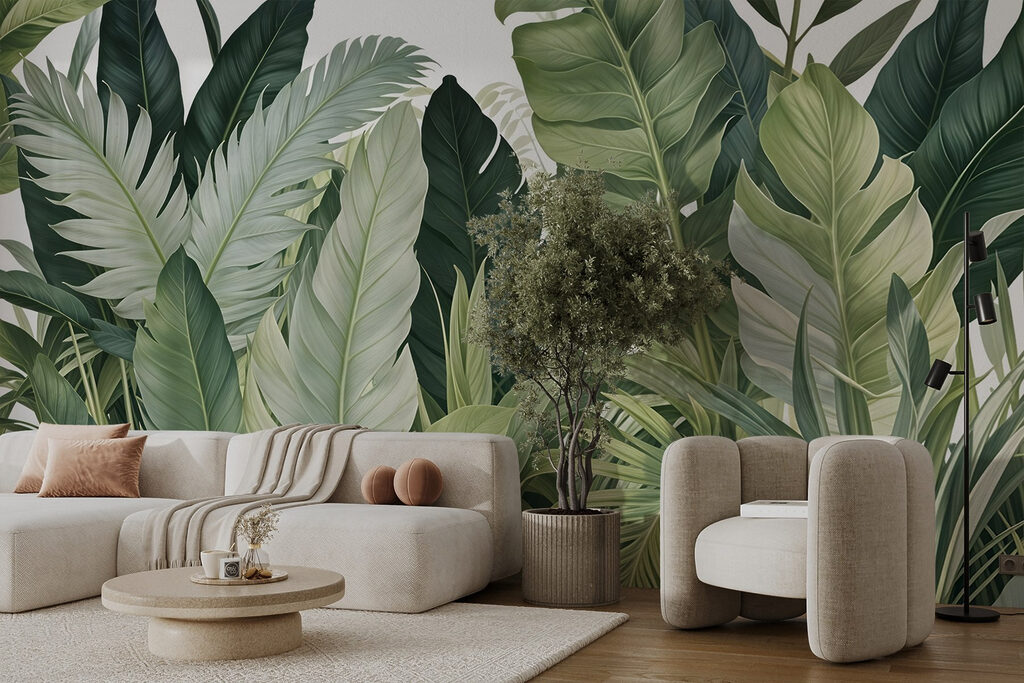 Group of green leaves