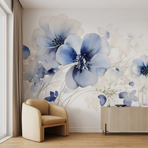 Pittura di fiori su sfondo bianco Pittura di fiori su sfondo bianco
