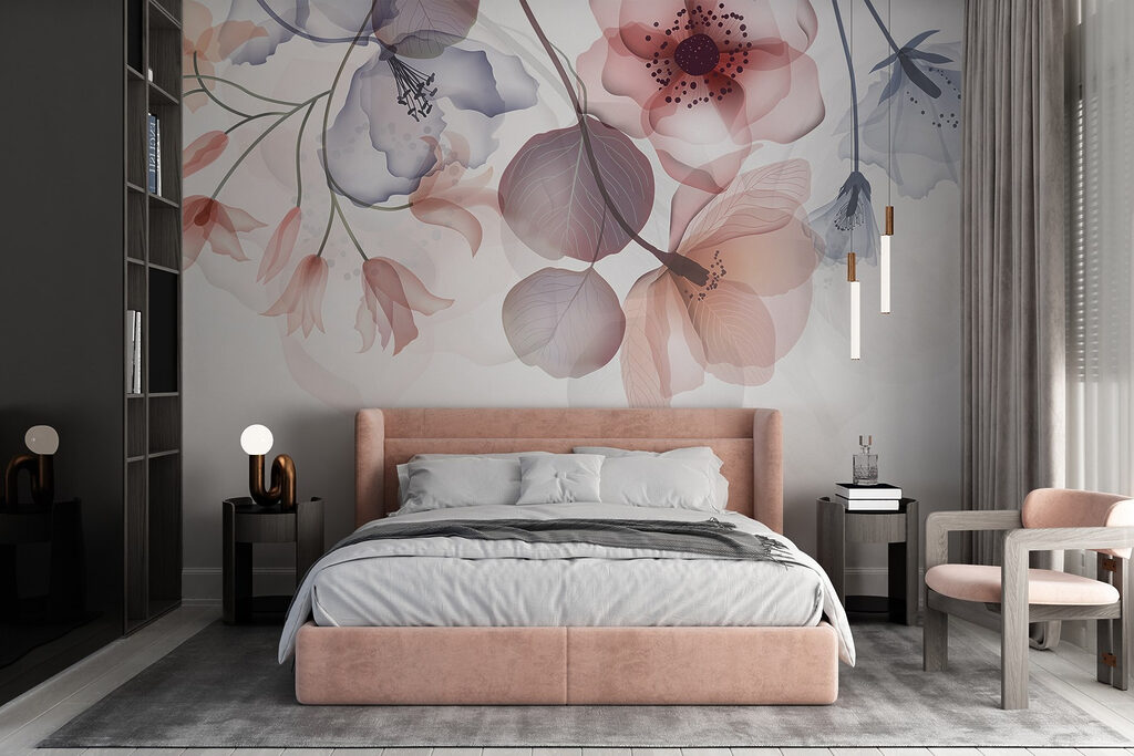 Delicate floral design with soft hues Delicate floral design with soft hues