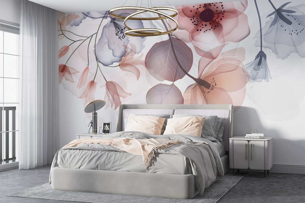 Delicate floral design with soft hues Delicate floral design with soft hues