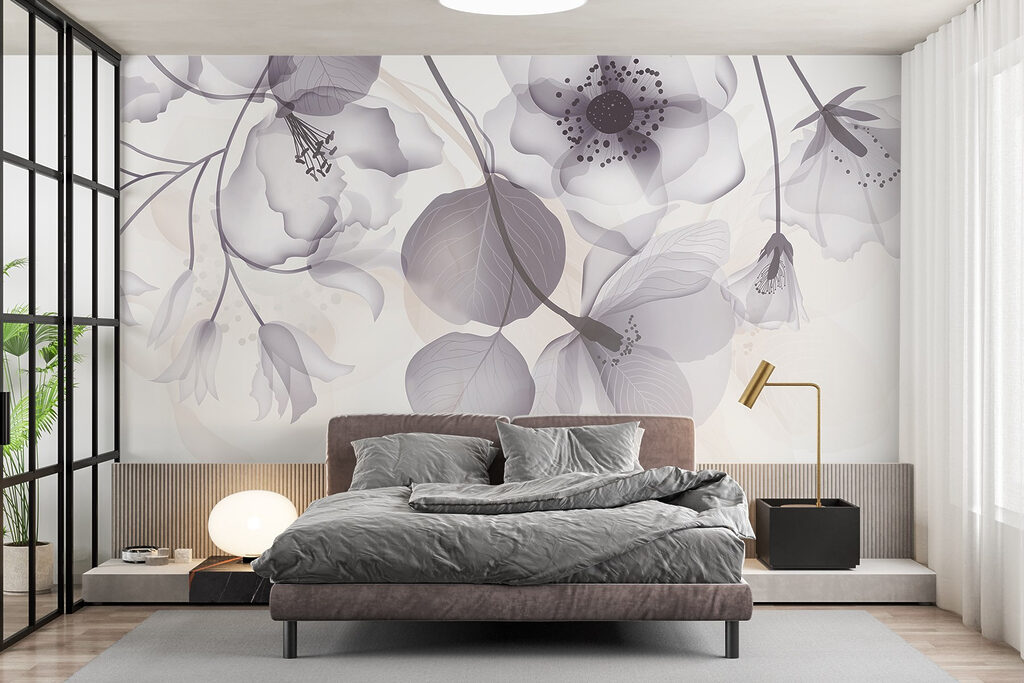 Delicate floral arrangement in soft tones