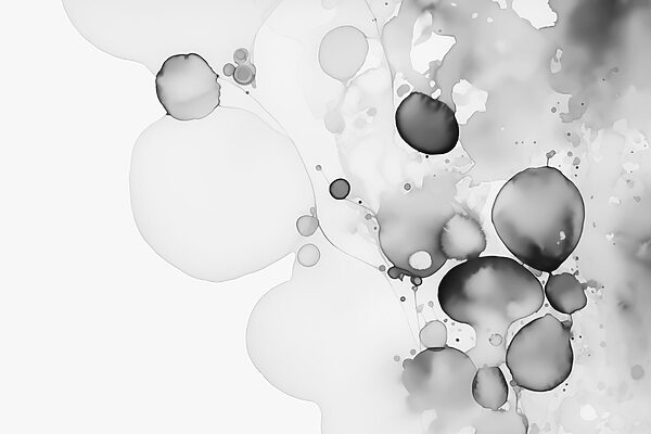 Arte astratta fluida in bianco e nero. Arte astratta fluida in bianco e nero.