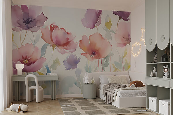 Pittura ad acquerello di fiori Pittura ad acquerello di fiori