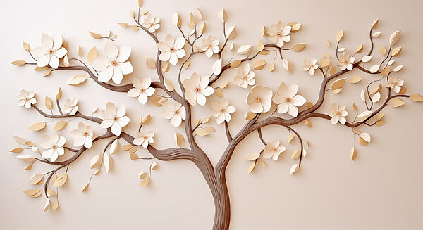 Albero con fiori Albero con fiori