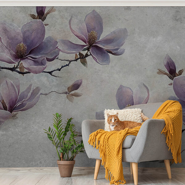 Pittura di fiori su un ramo Pittura di fiori su un ramo