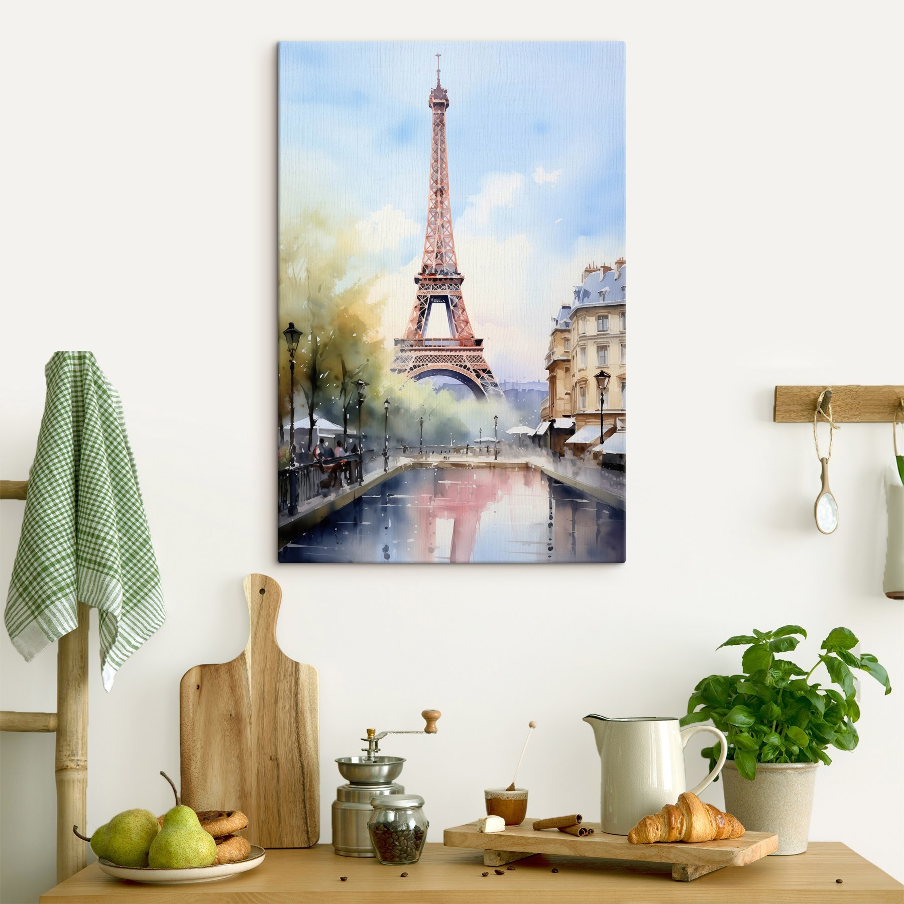 Watercolor of a tower Watercolor of a tower