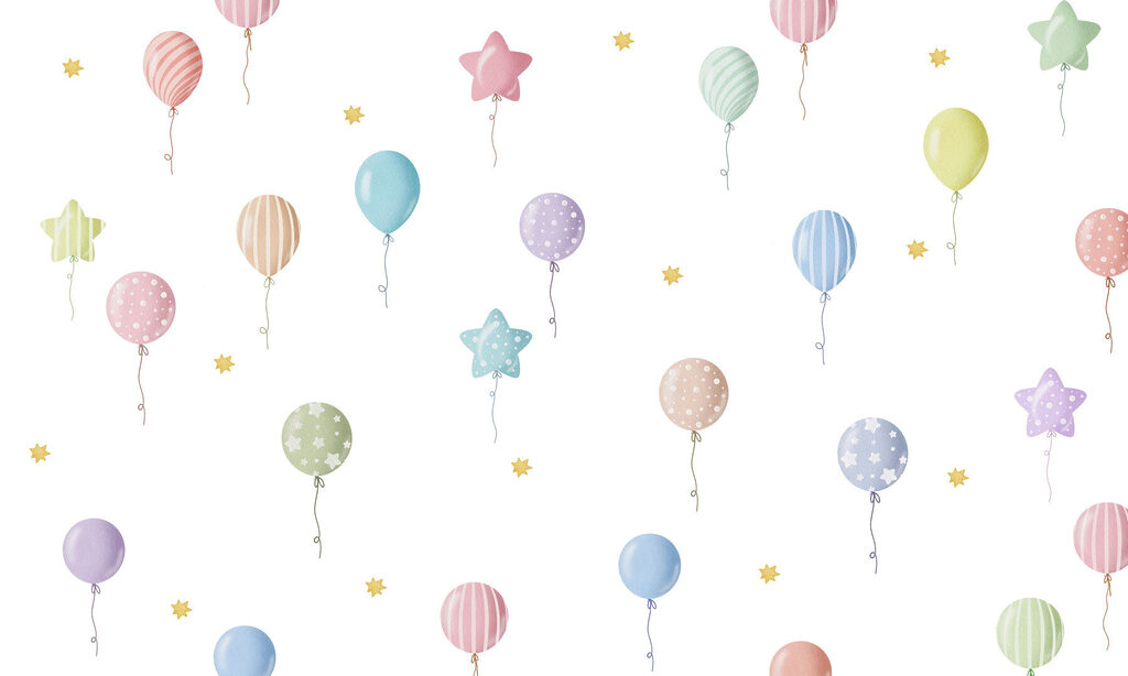 Motivo di palloncini e stelle Motivo di palloncini e stelle