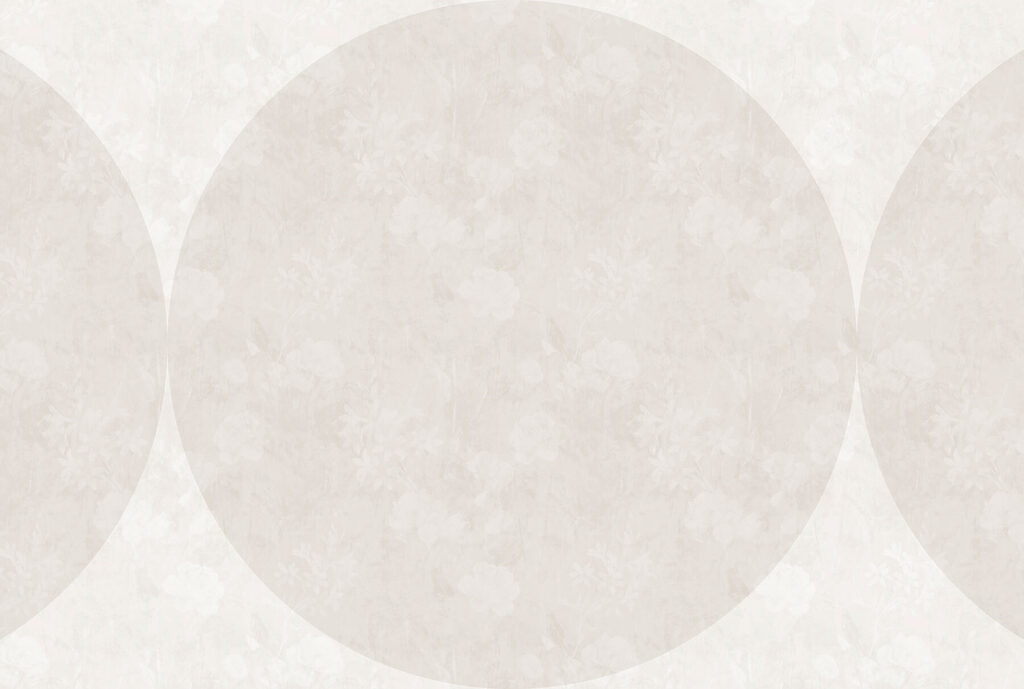 Cerchio bianco con fiori Cerchio bianco con fiori