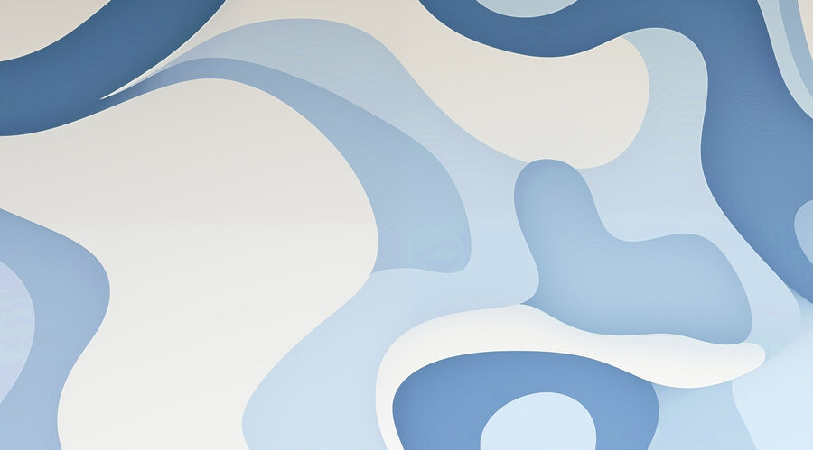 Carta da parati Sfondo blu e bianco - immagine 4