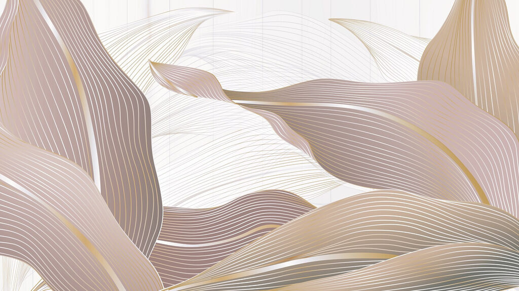 Linee fluide e colori tenui Linee fluide e colori tenui