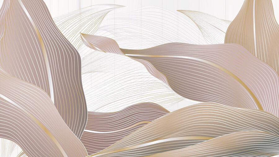 Linee fluide e colori tenui Linee fluide e colori tenui