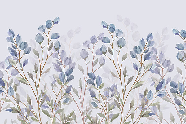 Delicato disegno floreale ad acquerello Delicato disegno floreale ad acquerello