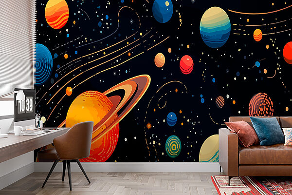 Pianeti e stelle colorate Pianeti e stelle colorate