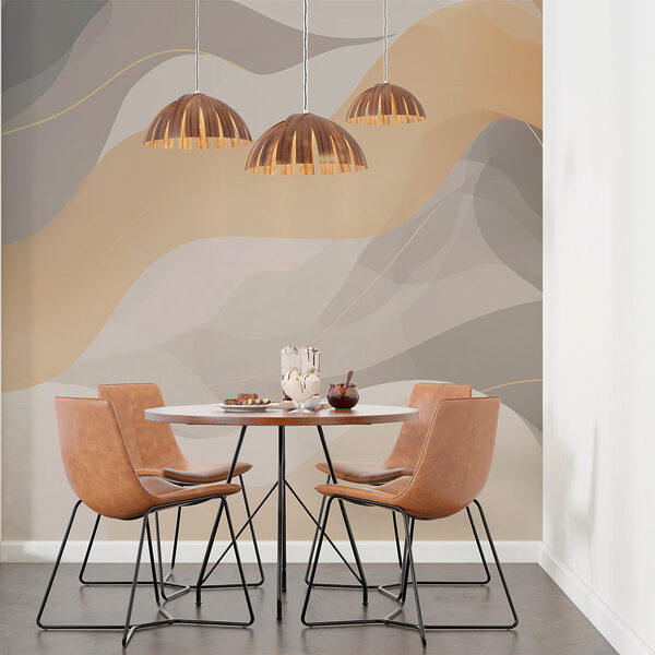 Sfondo bianco e grigio con linee ondulate Sfondo bianco e grigio con linee ondulate