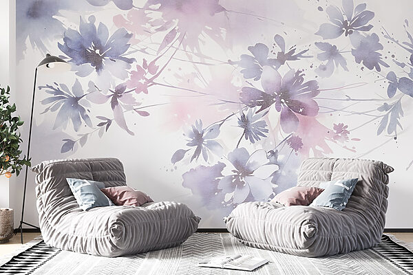 Pittura ad acquerello di fiori Pittura ad acquerello di fiori