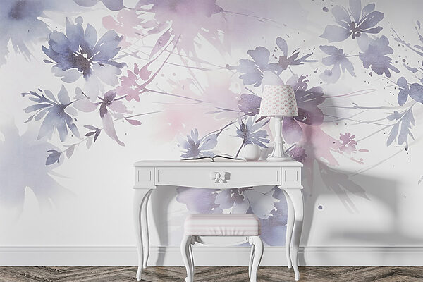 Pittura ad acquerello di fiori Pittura ad acquerello di fiori