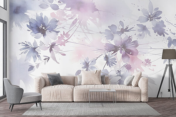 Pittura ad acquerello di fiori Pittura ad acquerello di fiori