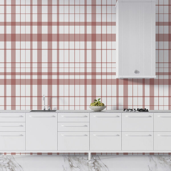 Plaid rosso e bianco Plaid rosso e bianco