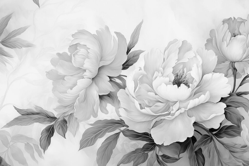 Fiori delicati in tonalità monocromatiche Fiori delicati in tonalità monocromatiche