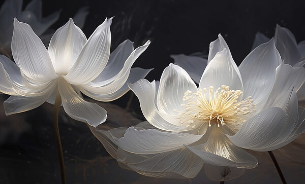 Eleganti fiori in una luce soffusa. Eleganti fiori in una luce soffusa.