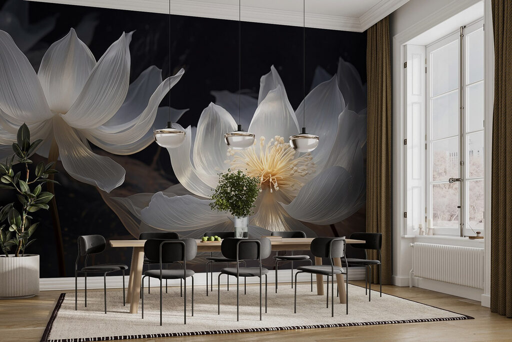 Elegant blossoms in soft light