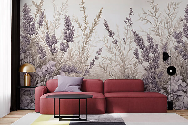 Delicate fioriture di lavanda in armonia. Delicate fioriture di lavanda in armonia.