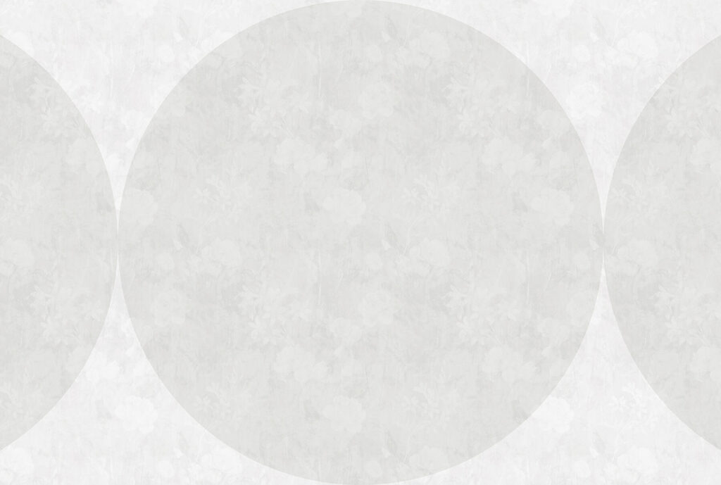 Cerchio bianco con fiori Cerchio bianco con fiori