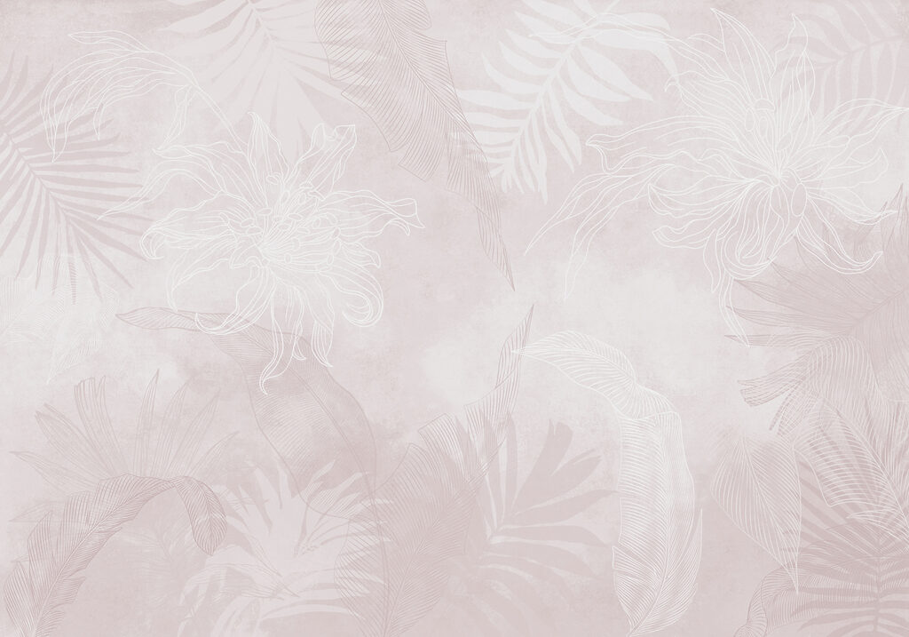Motivo floreale bianco e rosa Motivo floreale bianco e rosa