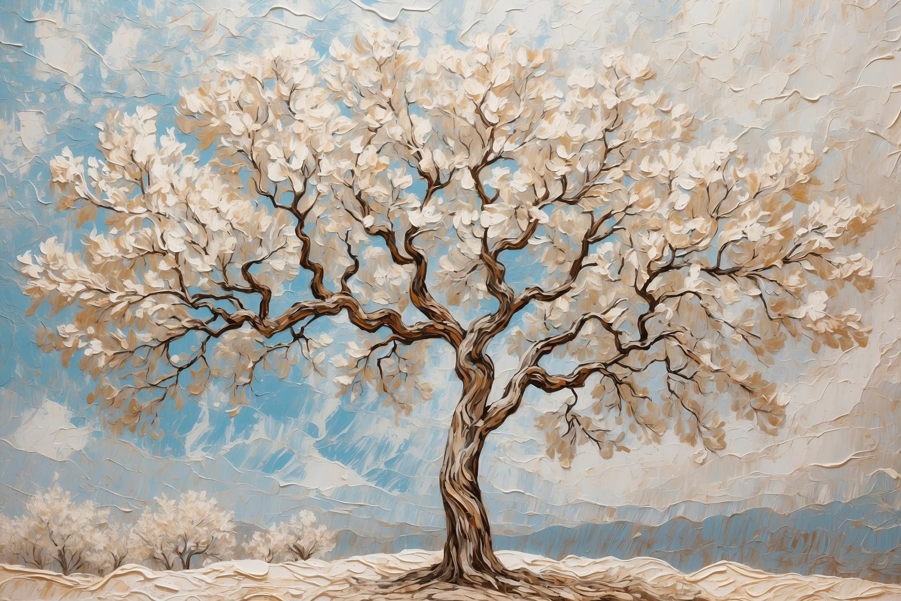 Painting of a tree Painting of a tree