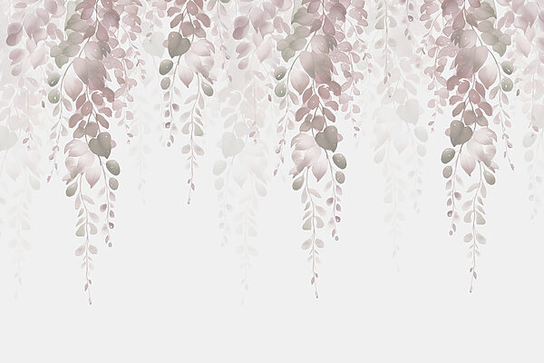 Foglie delicate che scendono dolcemente a cascata Foglie delicate che scendono dolcemente a cascata