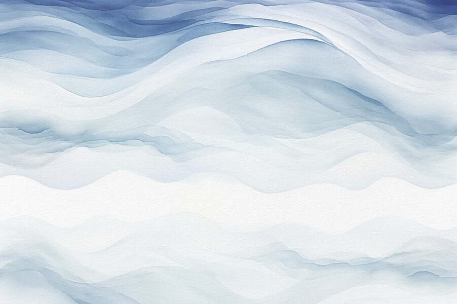 Carta da parati Pittura ad acquerello bianca e blu - immagine 7
