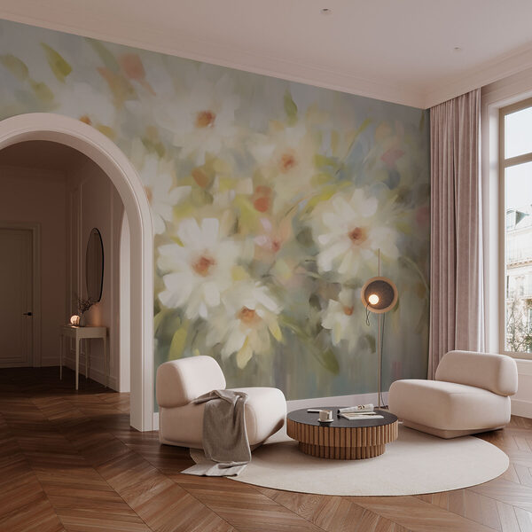 Pittura di fiori bianchi Pittura di fiori bianchi