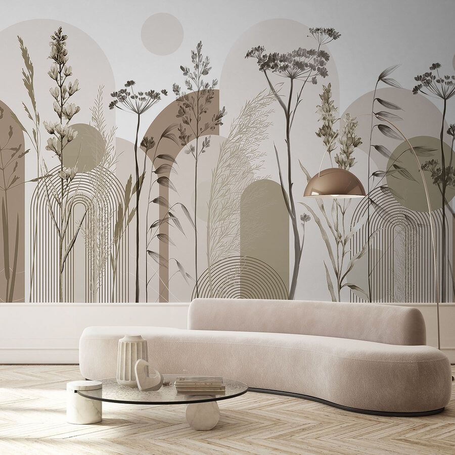 Carta da parati L'eleganza della natura nel design minimalista - immagine 4