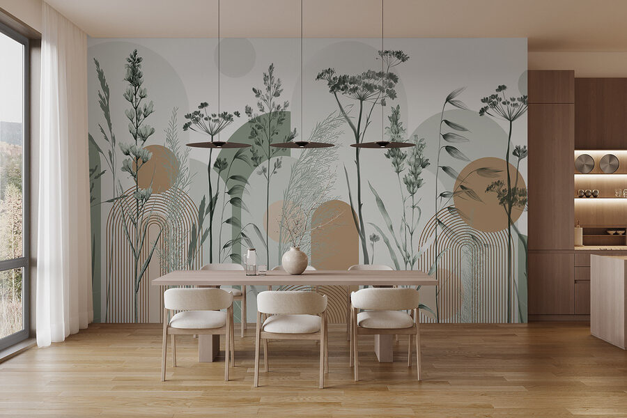 Carta da parati L'eleganza della natura nel design minimalista - immagine 7