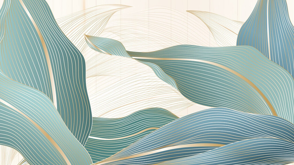 Linee fluide in colori tenui Linee fluide in colori tenui