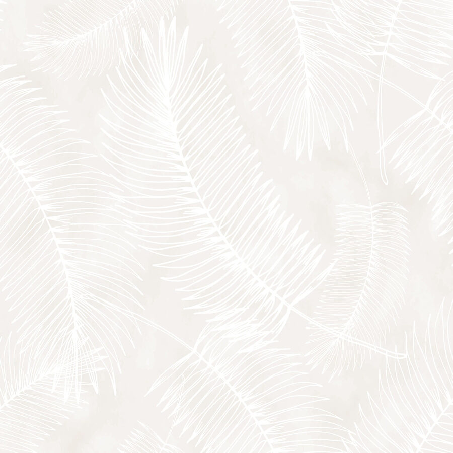 Disegno bianco di foglie