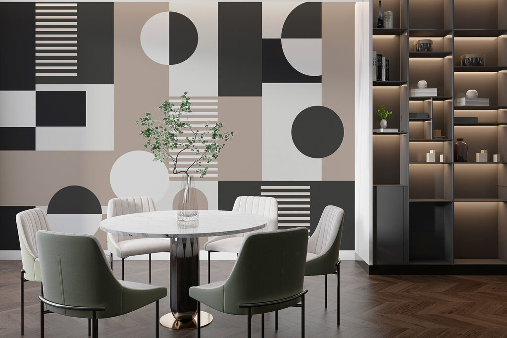 Pattern of geometric shapes