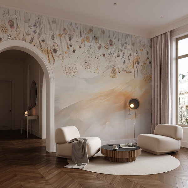 Pittura di fiori e piante secche Pittura di fiori e piante secche